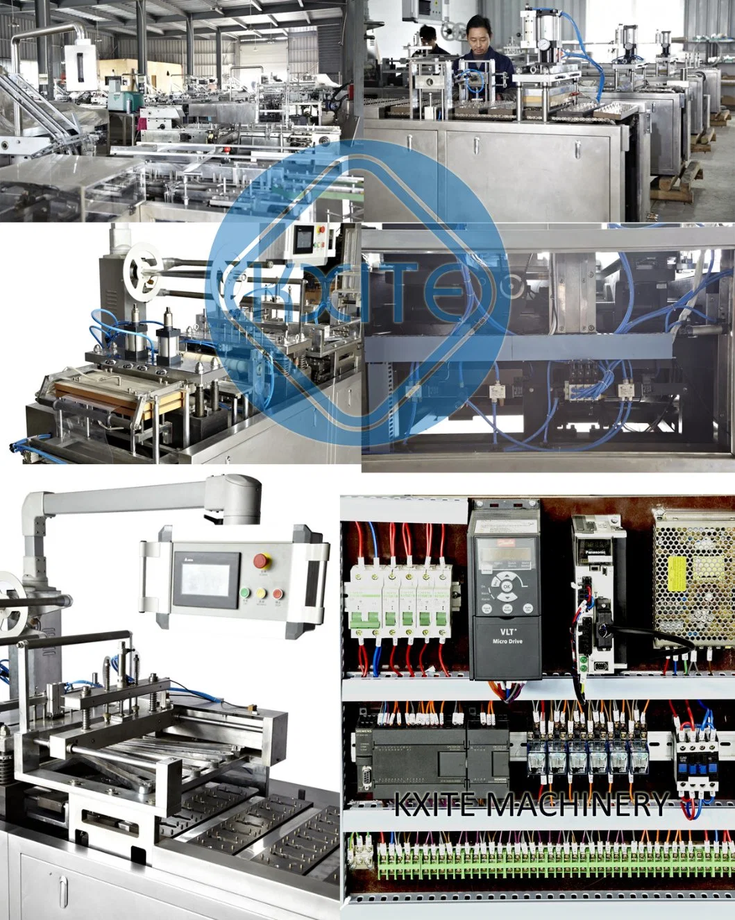 Automatic Alu Alu PVC Butter Honey Liquid Medical Blister Thermoforming Packaging Machine