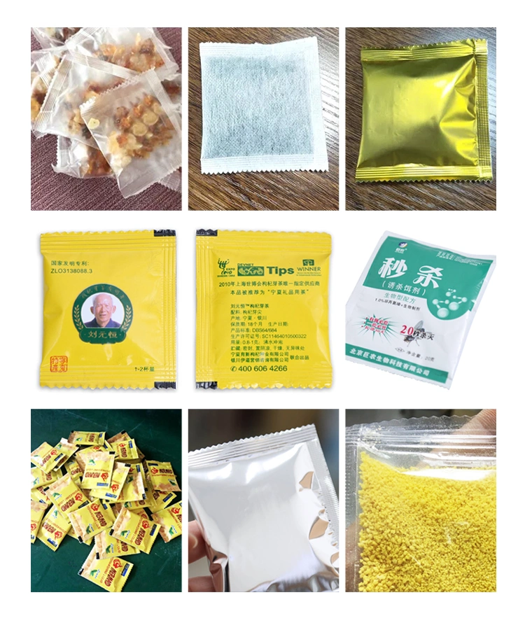 Faith Customizable Sachet Packing Machine for Granule Salt / Rice / Bean / Seeds /Solid Drink Garment Industry with CE