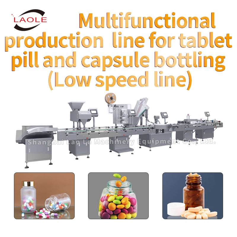 Intelligent Automatic Food and Drug Bottling Production Line Desiccant Stuffing Machine