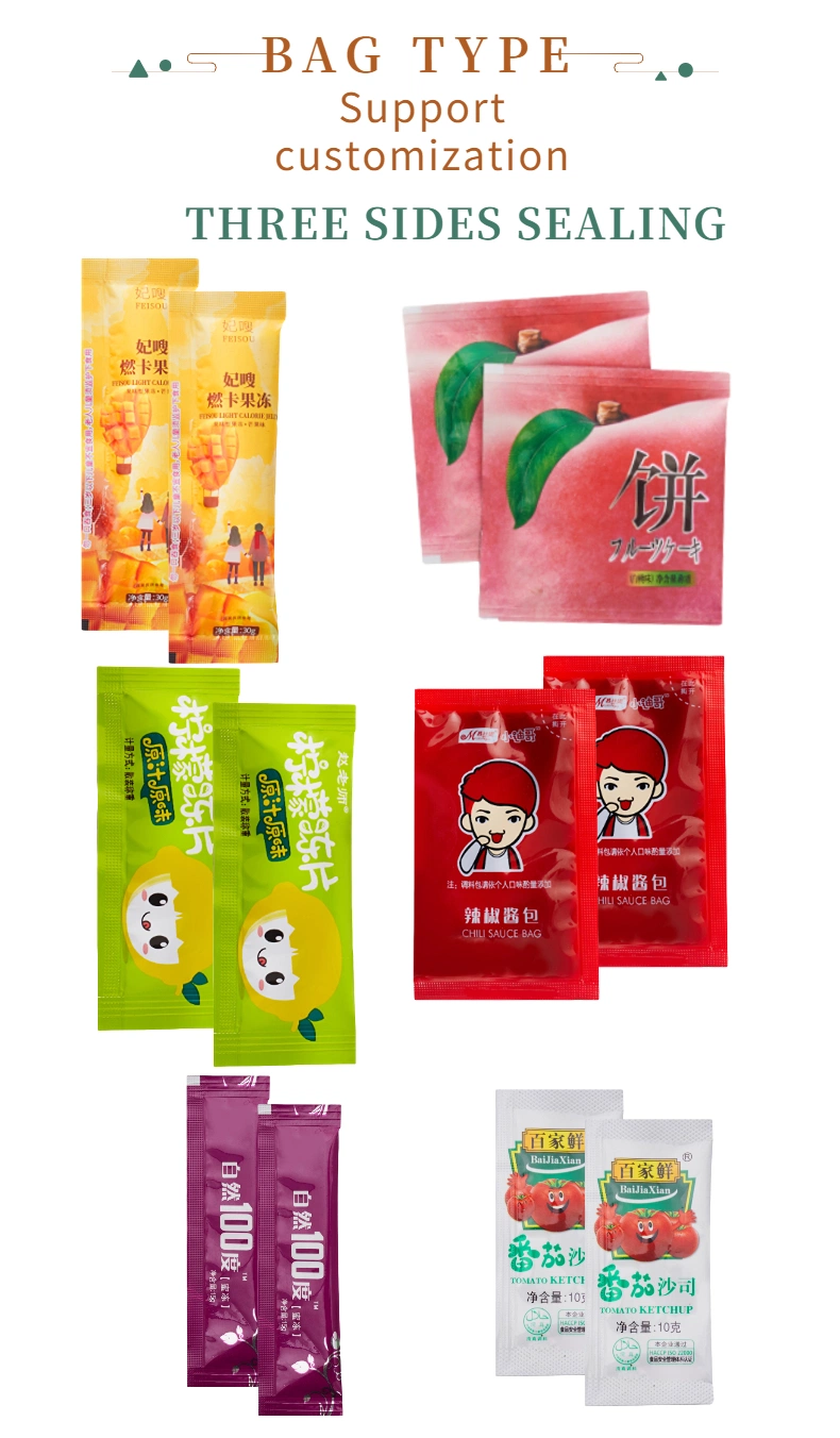 Automatic Sachet Honey/Ketchup Sauce/Liquid Juice /Oil/Jam/Cream /Salad /Soup /Tomato Paste Packaging Machine Sealing Machine Packing Machine