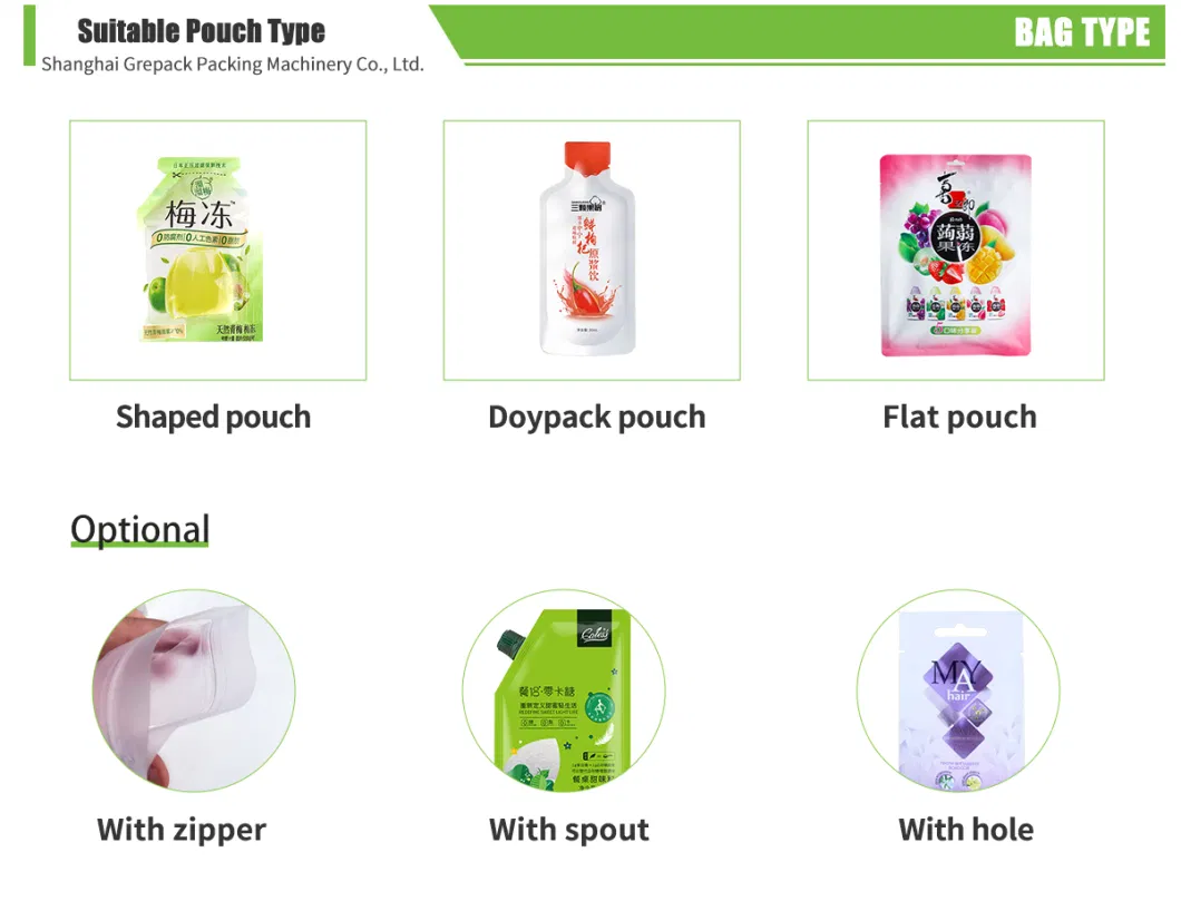 Automatic Nut Pouch Food Doypack Multihead Weighing Weigher Premade Bag Granule Packing Doy Multi-Function Packaging Machines