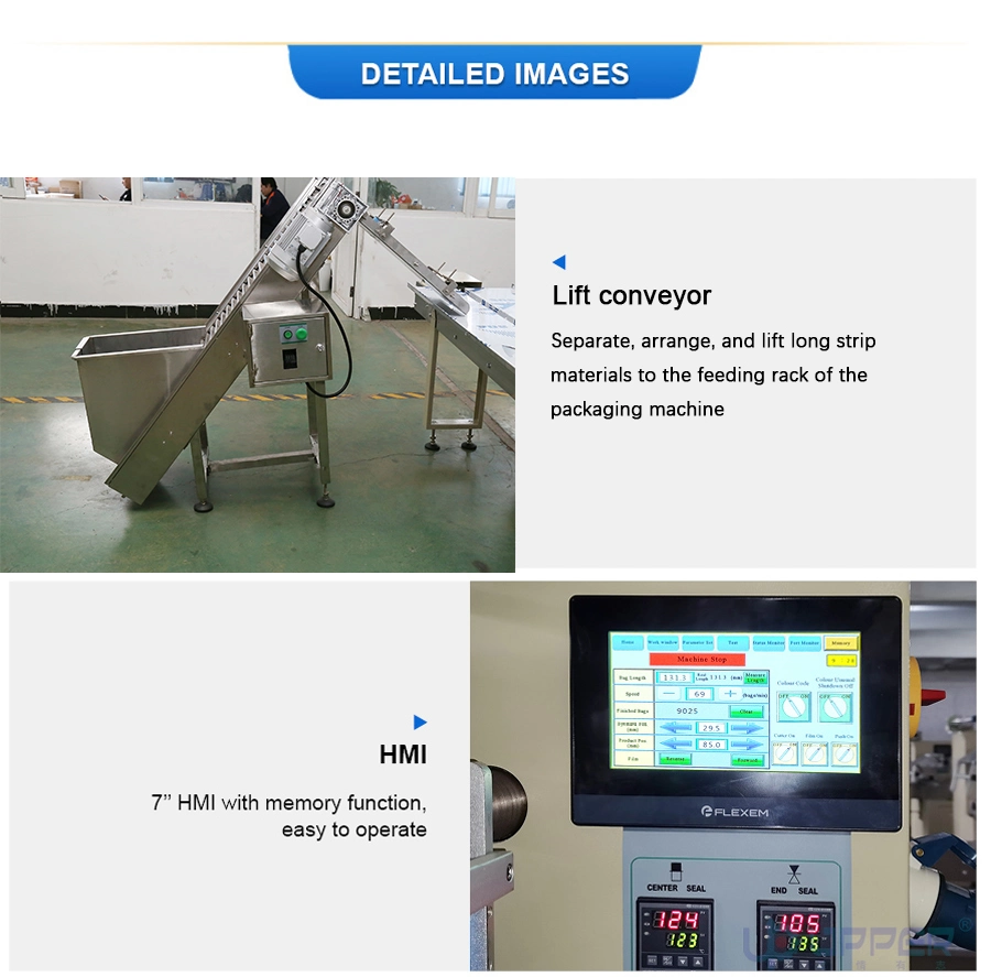 Popsicle Biscuit Automatic Heat Manual Electric Pneumatic Tray Sealing Ice Lolly Food Packaging Machine with Lifting Conveyor Milk Tea Candy Bar Packing Machine