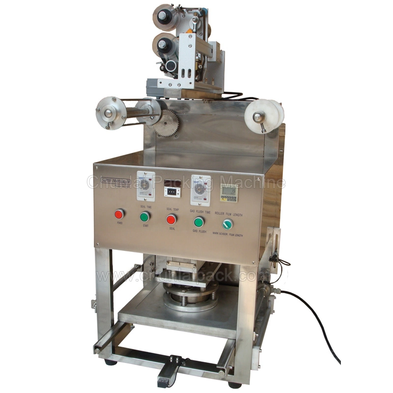 Fruit Vegetable Pasta Noodles Ready Meal Sandwich Vacuum Gas Injection Packing Modified Atmosphere Packaging Sealing Machine