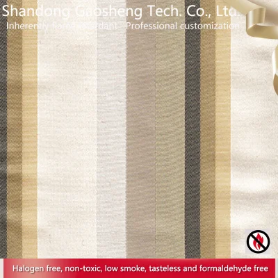 Cheap Hot Sale Top Quality Flame Retardant Polyester Jacquard Blackout Fabric for Curtain