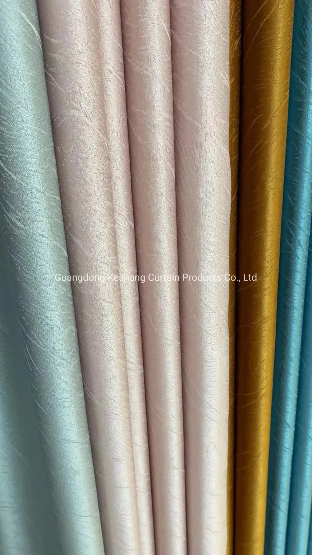 High Quality 100% Polyester Drapes Curtain Times Satin Fabric Woven Home Curtain