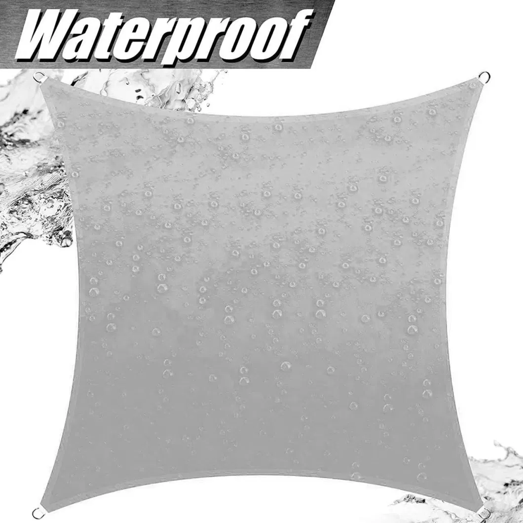 UV Protection Outdoor Awning Waterproof Sunshade Net Sail for Swimming Pool Home Garden