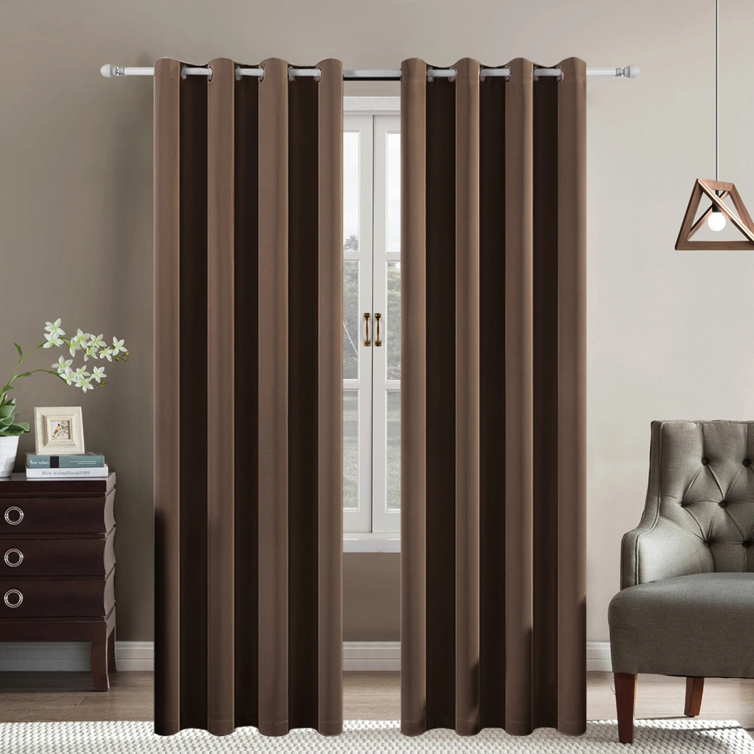 European Style Factory Direct Decoracion Modern High Shading 90 Inch Dark Curtain Cortinas