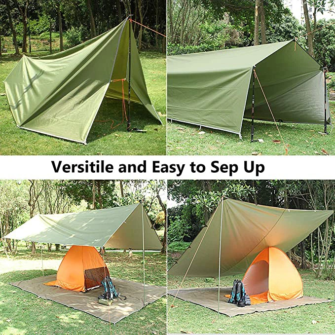 Woqi Camping Curtain UV Protection Lightweight Waterproof Shade Cloth