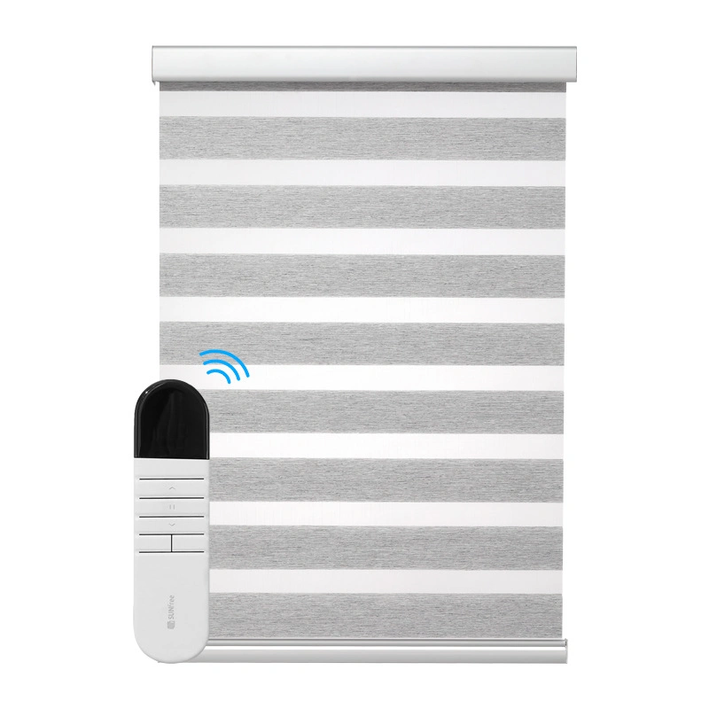 R&C Factory Smart Home Window Blackout Zebra Roller Blinds