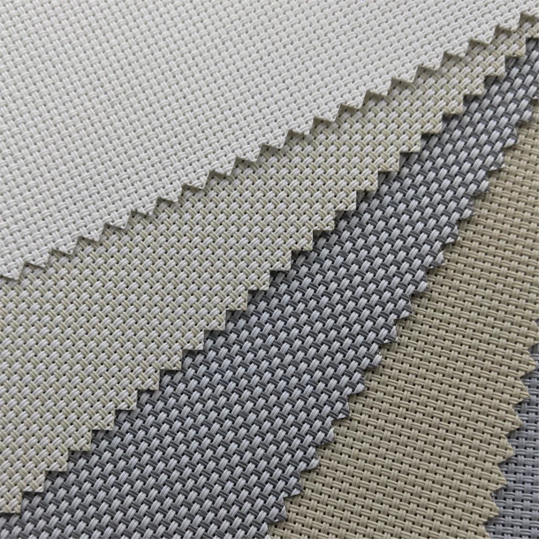 Sunscreen Fabric Waterproof Flame Retardant Polyester Plain Blackout Roller Blind Fabric