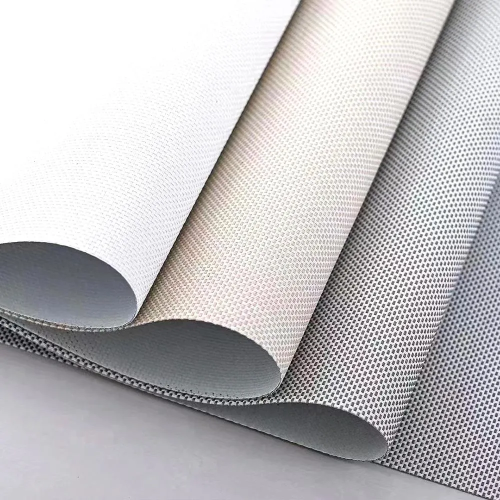 Sunscreen Fabric Waterproof Flame Retardant Polyester Plain Blackout Roller Blind Fabric