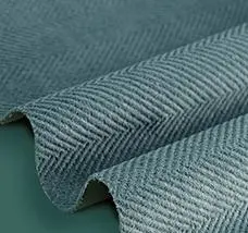 Blackout Fabric Fishbone Grain Dyed 100% Polyester Flannelette Fabric for Curtain