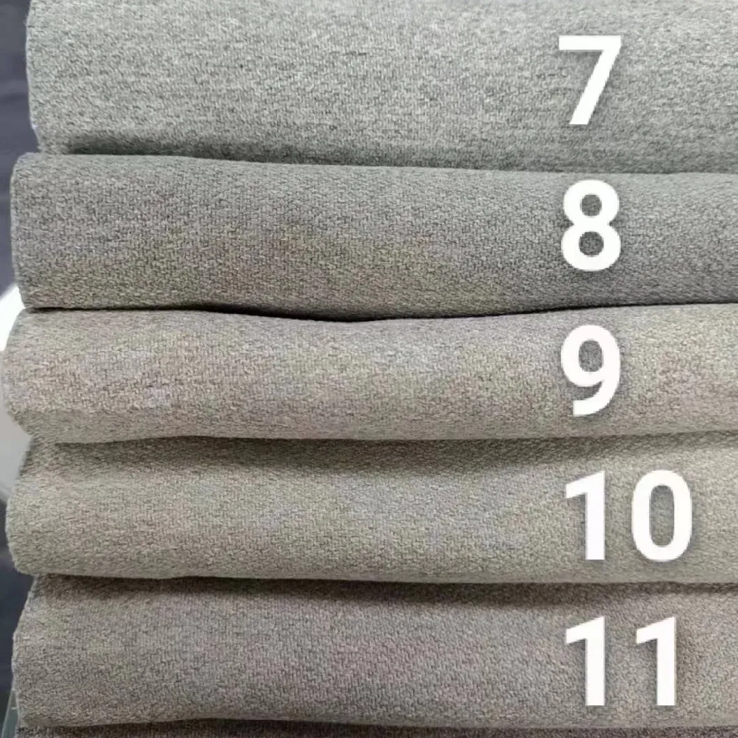 Woven Linen Look Polyester Jacquard Plain 280cm and 320cm Double Size Fabric-Beautyhome