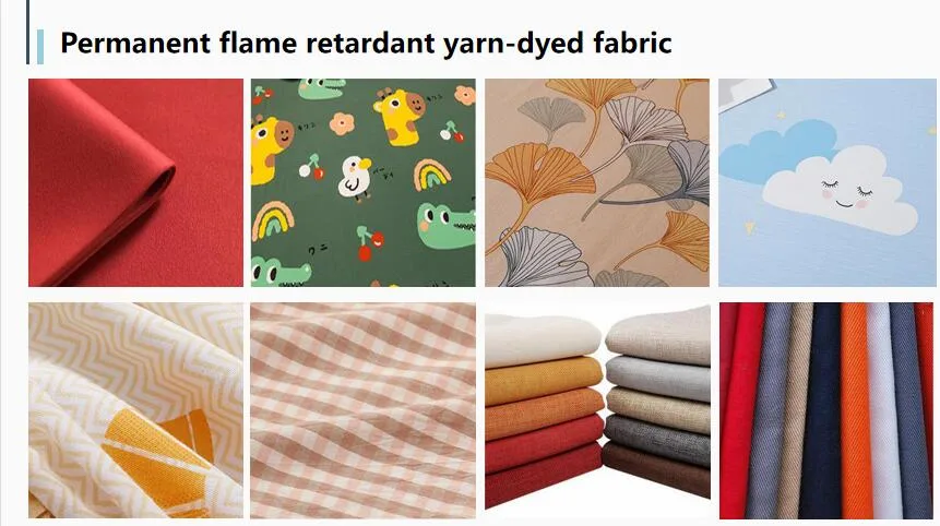 Hot Sales Inherently Flame Retardant Print Fabric Blackout for Curtain