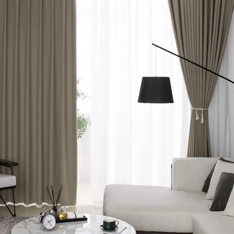 Shenone Luxury European Style 100% Polyester Decorative Custom Hotel Blackout Curtain