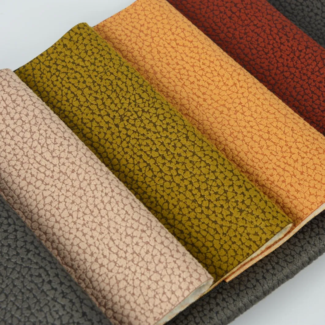 100% Polyester Flocking Curtain Fabric New Design