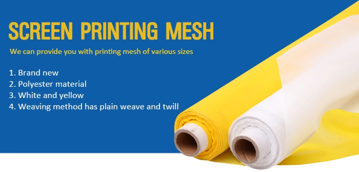Polyester 12t-165t Silk Screen Printing Mesh Fabric