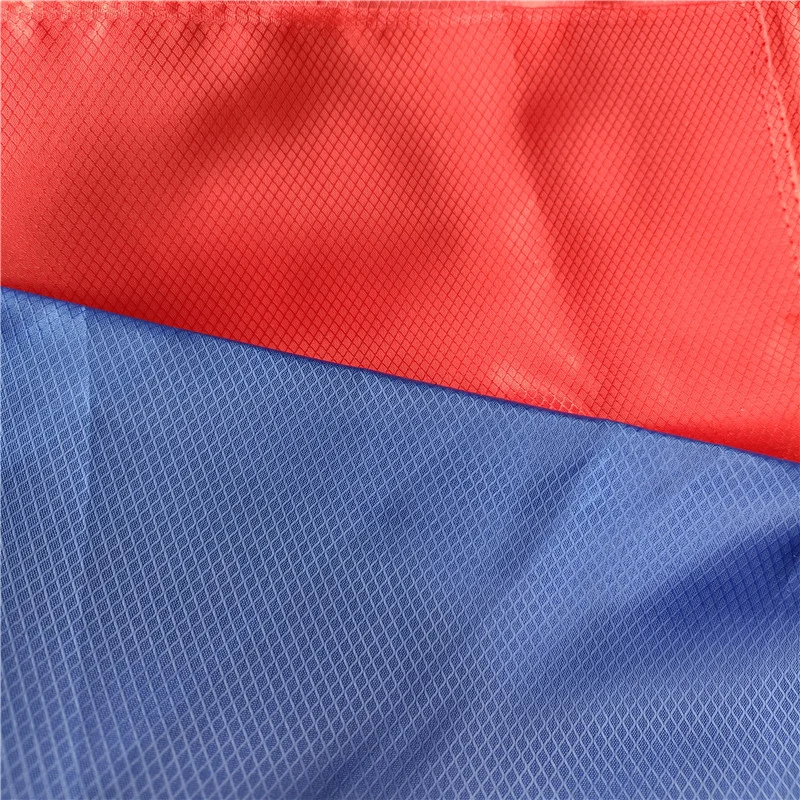 Polyester Jacquard Diamond Lattice Poly Taffeta Lining Fabric for Bags Tent Cloth