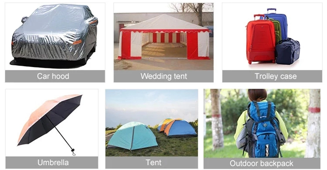 Versatile 420d Oxford Solid Dyed PVC Coating with Fire Retardant for Bag/Luggage and Tent/Tarpaulin Fabric