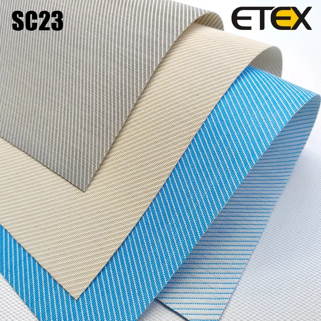 Quality Sunscreen Fabric Waterproof Flame Retardant Window Blinds Fabric Polyester Plain Blackout