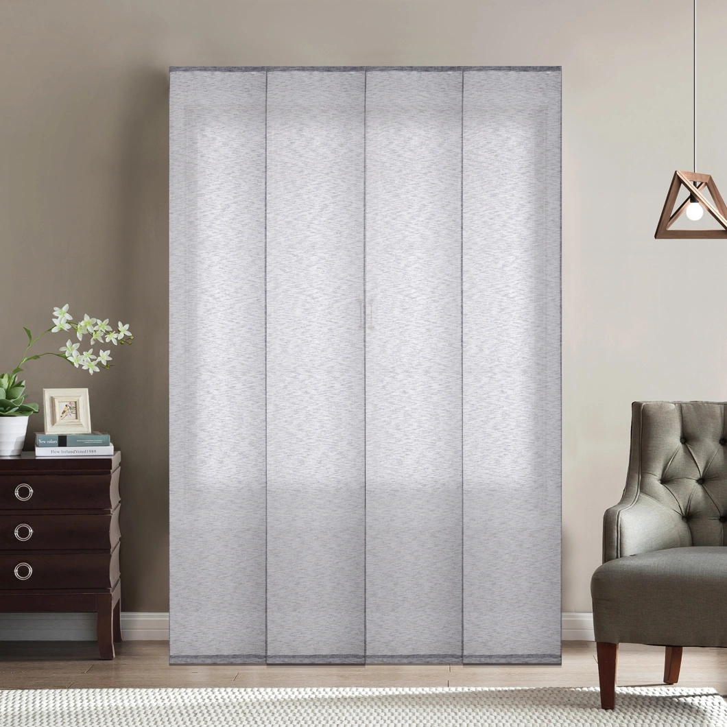 Wholesale Factory Supply Sheer Blackout Curtain Fabric Polyester Sheer Linen Fabric Curtain