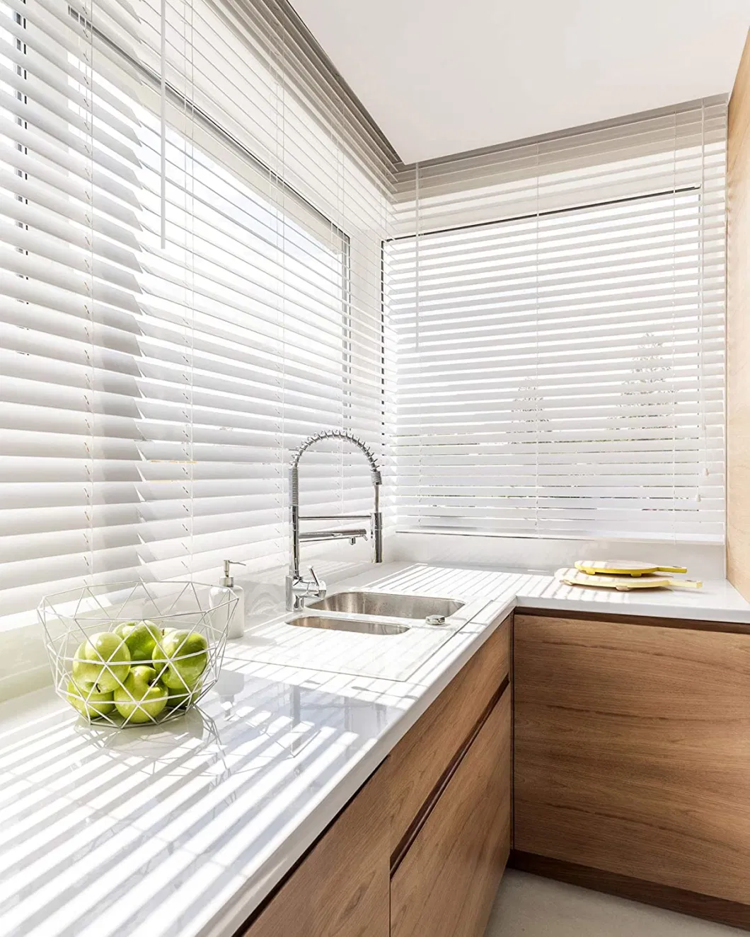 Anti-UV Privacy Slat Blinds PVC Vinyl Venetian Window Blinds