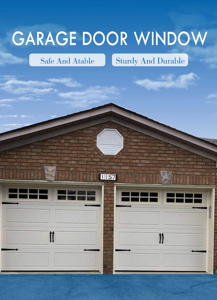 Ventanas De Plastico Garajr Double Garage Magnet Windows Rolling up Garage Door Windows for Sectional Door