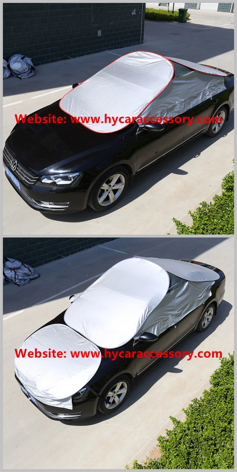 Silver UV Protection Sunproof Sedan SUV Auto Car Windshield Sunshade