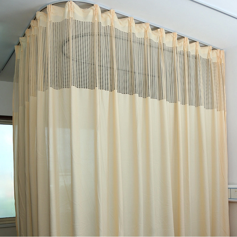 Hospital Curtain Fire Retardant and Antibacterial Polyester Fabric Medical Cubicle Curtain