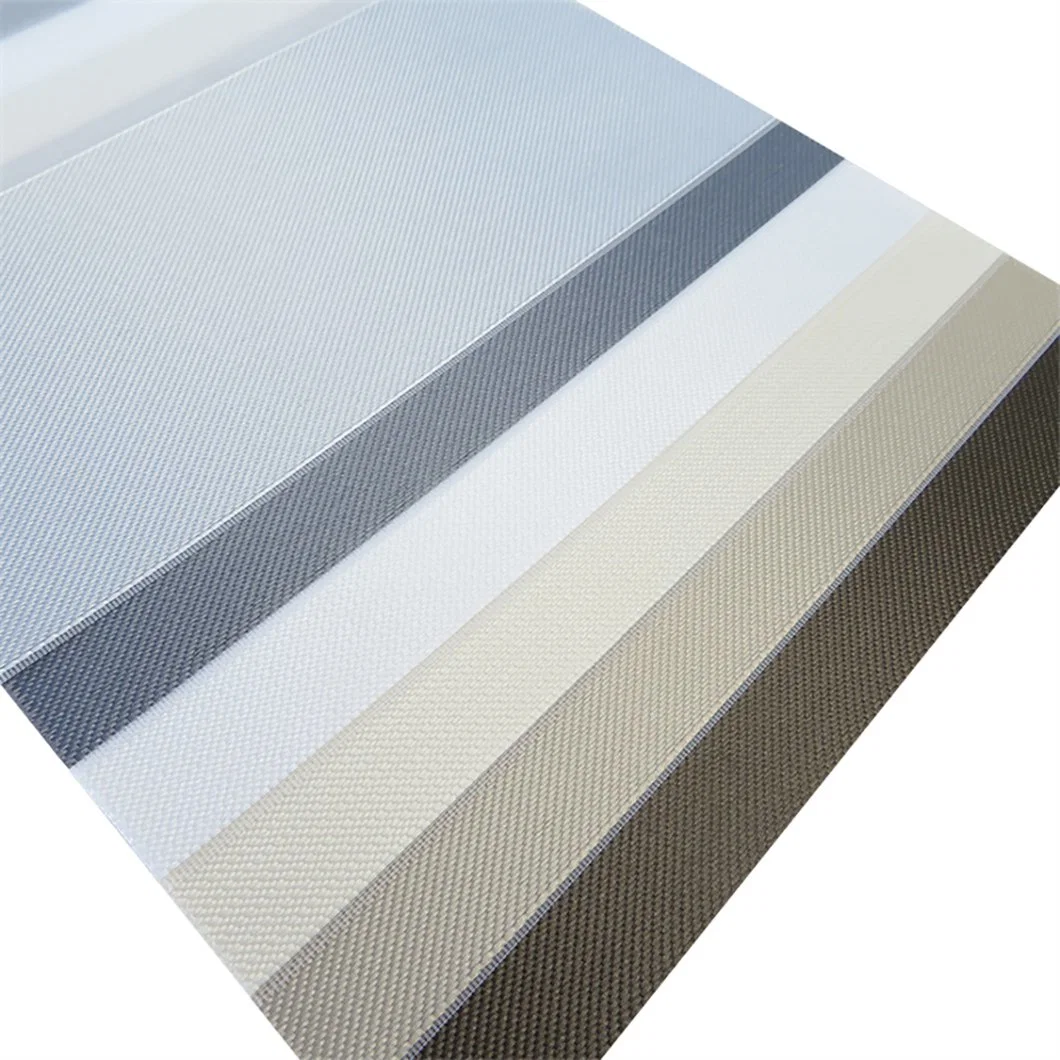 Wholesale Polyester Cheap Coating Material Roller Window Blackout Zebra Shades Blinds Fabric