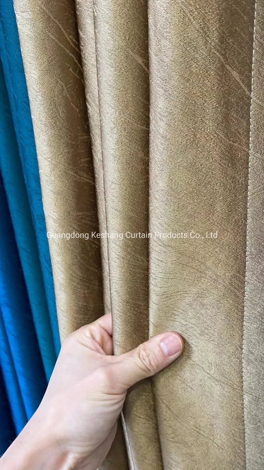 Wholesale Popular High Quality High Quality 100% Polyester Drapes Curtain Jacquard Curtain Blackout Fabric From China Suppliers Luxury Living Room