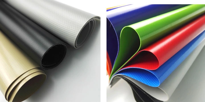 1000d Polyester Woven Plain Fabric Coating Waterproof PVC Coated Fabric Tarpaulin