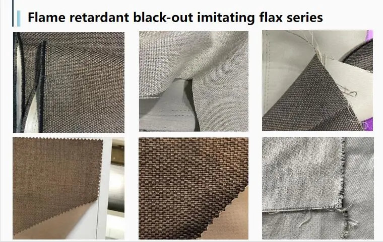 Hot Sales Inherently Flame Retardant Print Fabric Blackout for Curtain