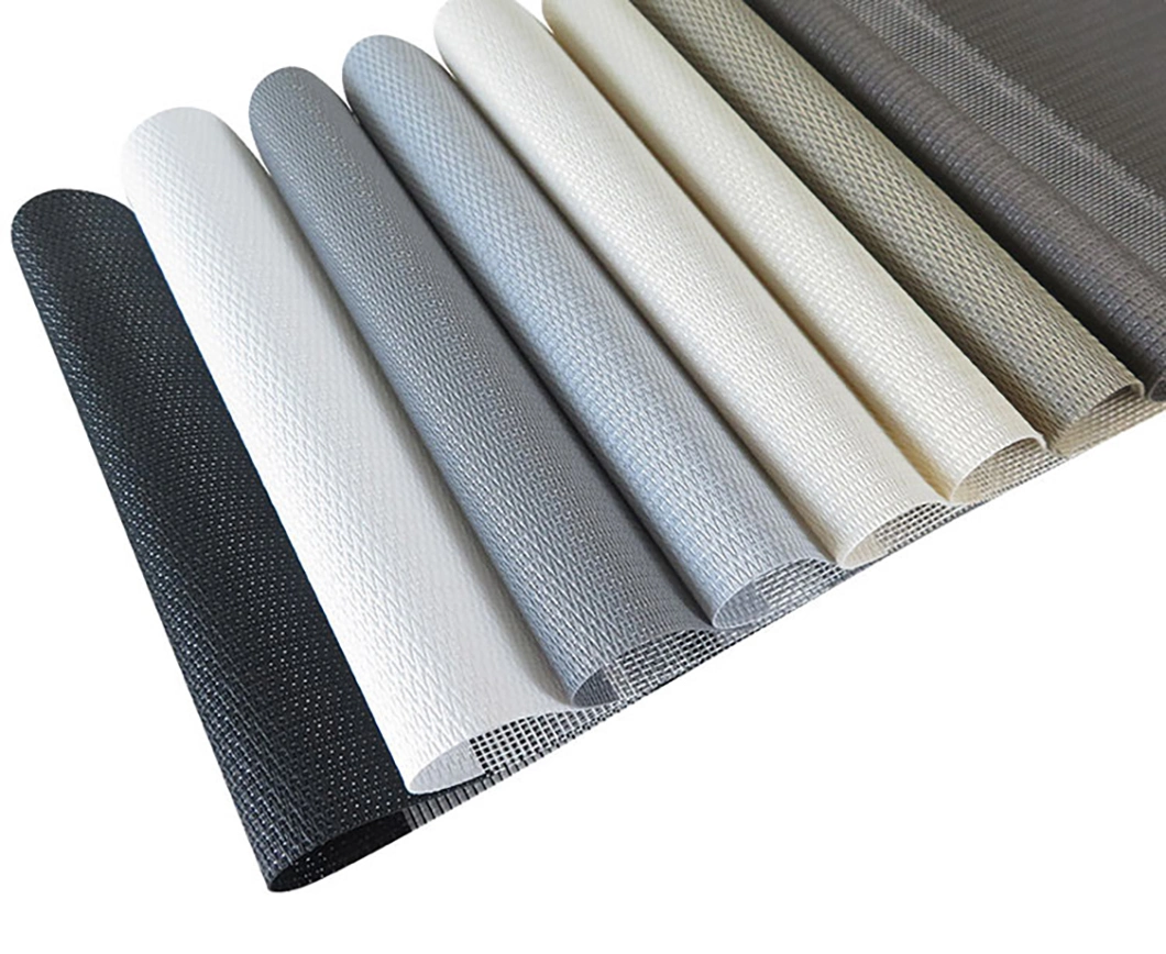 Manufacturers Polyester Customized Fireproofing Blackout Colorfast Zebra Roller Blind Fabric