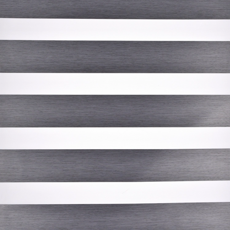 Double-Layer Luxury Roller Blind 100% Polyester Day &amp; Night Zebra Blind Fabric