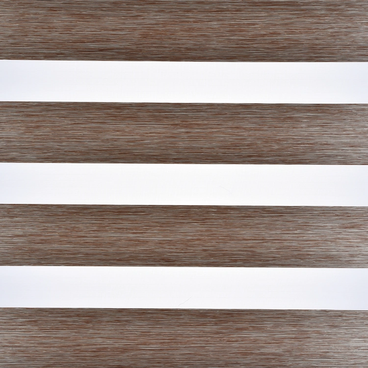 New Fashion Double Layers Luxury Roller Blinds 100% Polyester Day &amp; Night Zebra Blind Fabric