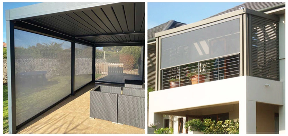 2-20% Discount Custom Outdoor Motorized Blackout Blinds Fabric Roll for Aluminium Window