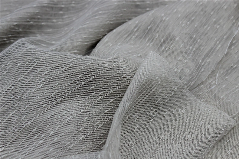 Inherently Flame Retardant Polyester Sheer Curtain Fabric for Hotel