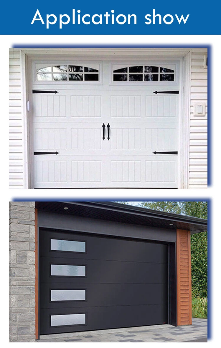Ventanas De Plastico Garajr Double Garage Magnet Windows Rolling up Garage Door Windows for Sectional Door