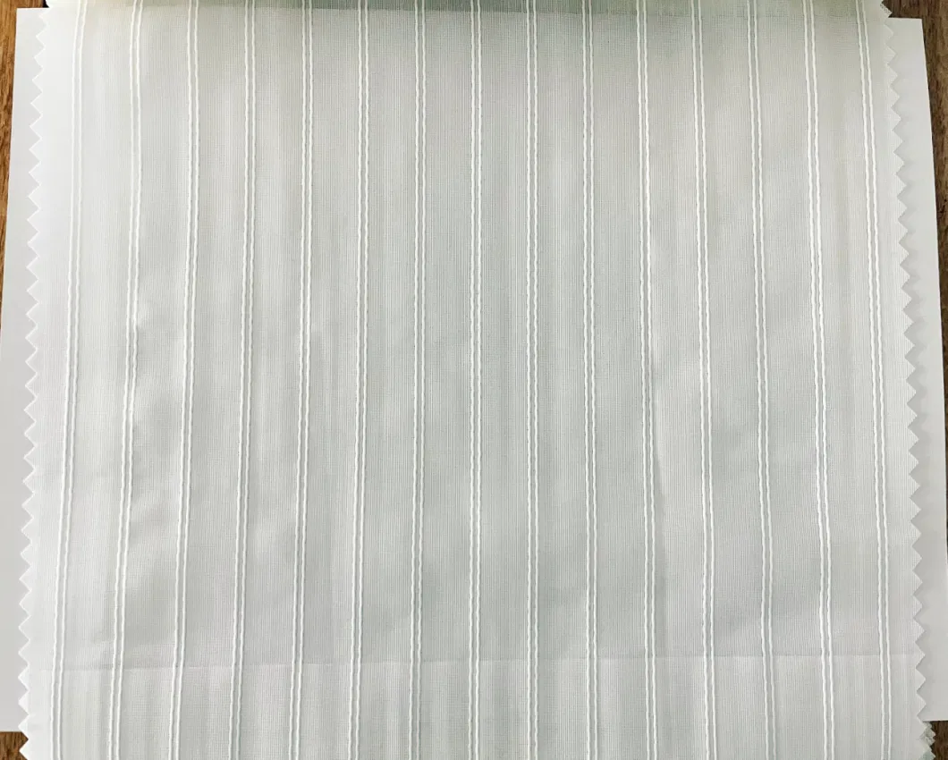 Special Yarn Made 100% Polyester Yarn Sheer Curtain Fabric
