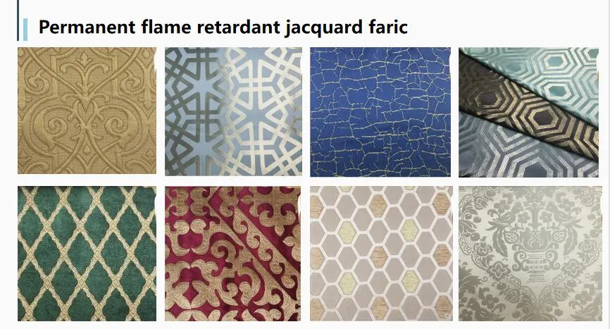 Hot Sales Inherently Flame Retardant Print Fabric Blackout for Curtain