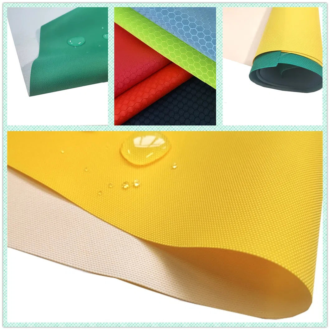 High Waterproof Polyester 600d Oxford Fabric PU Coating for Tent/Canopy/Backpack/Disaster Relief Material