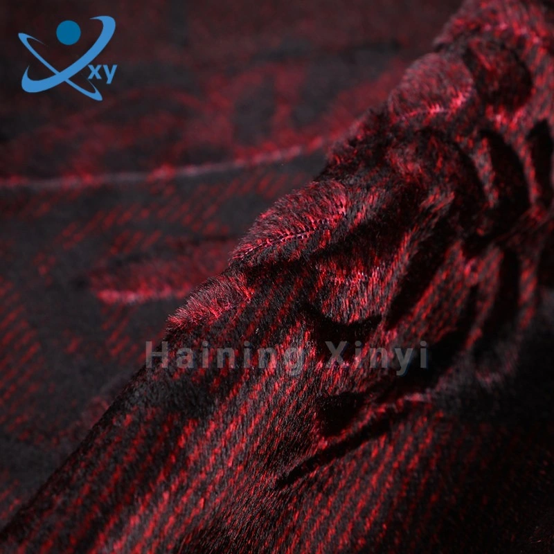 Warp Knitted Fabric Print Warp Knitted 100% Polyester Ready Made Curtain Fabric Print Holland Velvet