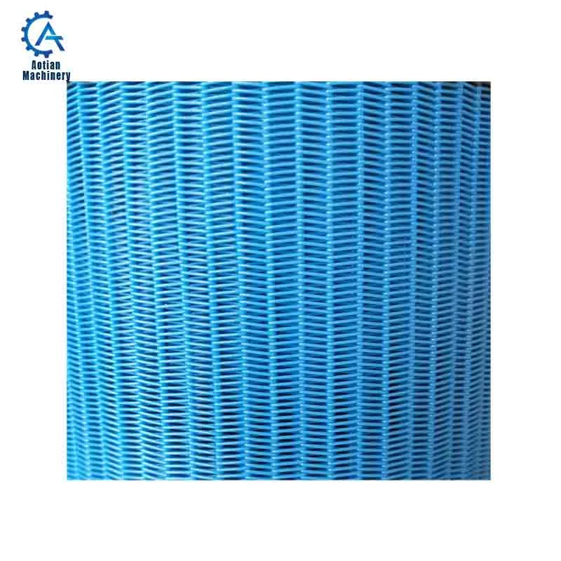 Paper Recycling Machine Polyester Mesh Fabric Spiral Dryer Screen Fabric