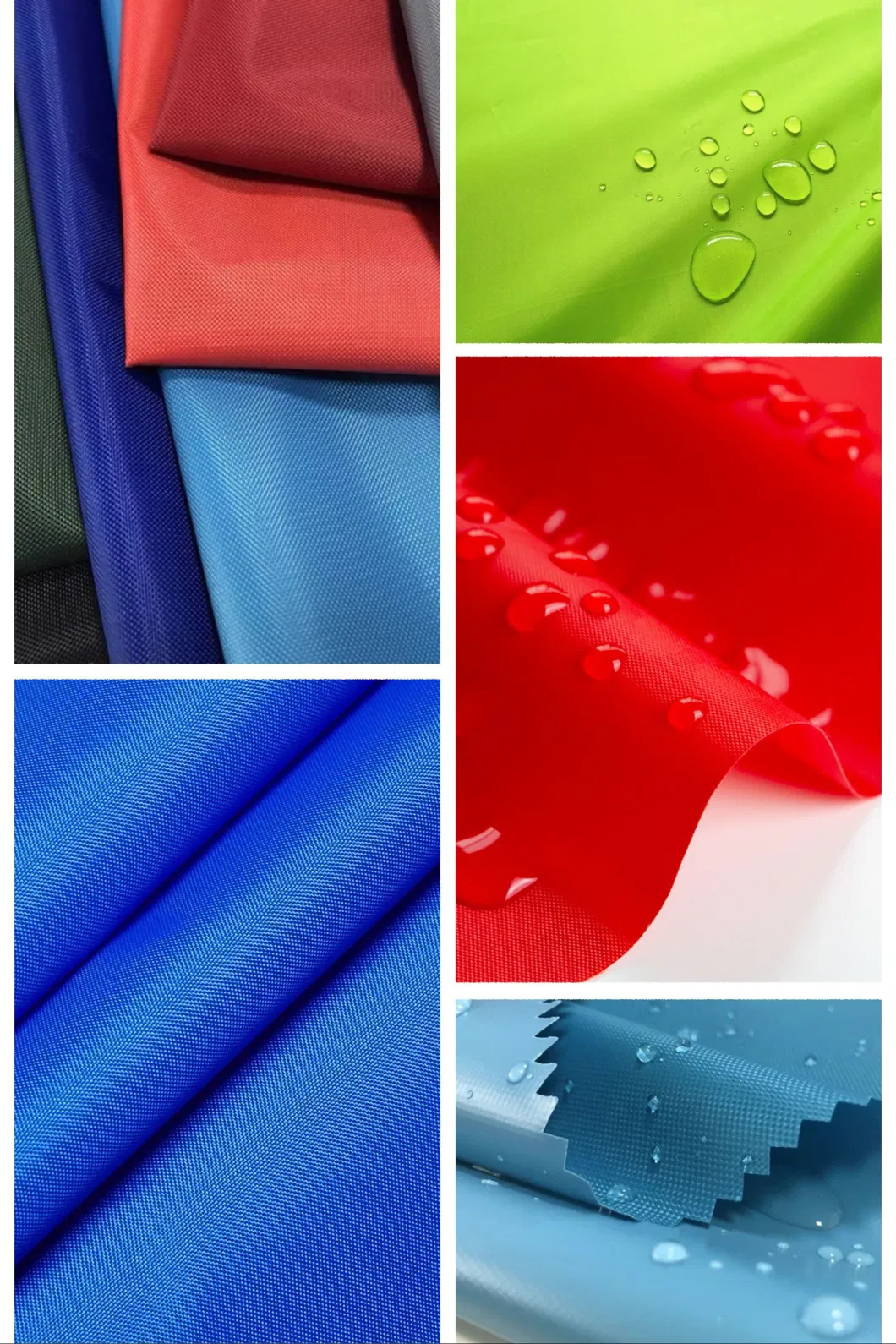 Tn Textile Waterproof PVC Backing Fabric Polyester Oxford Raincoat Fabric