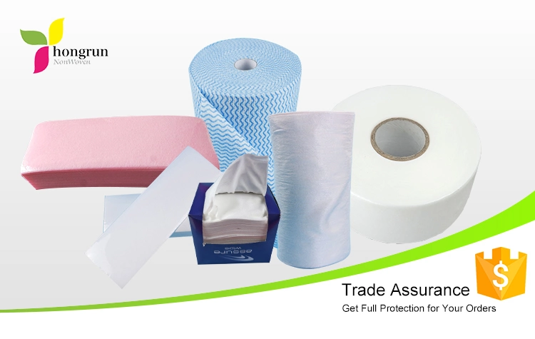 Factory Direct Sale 100% Polyester 70GSM Non-Woven Fabric Roll Wax Hair Removal Disposable Roll Wax Hair Removal