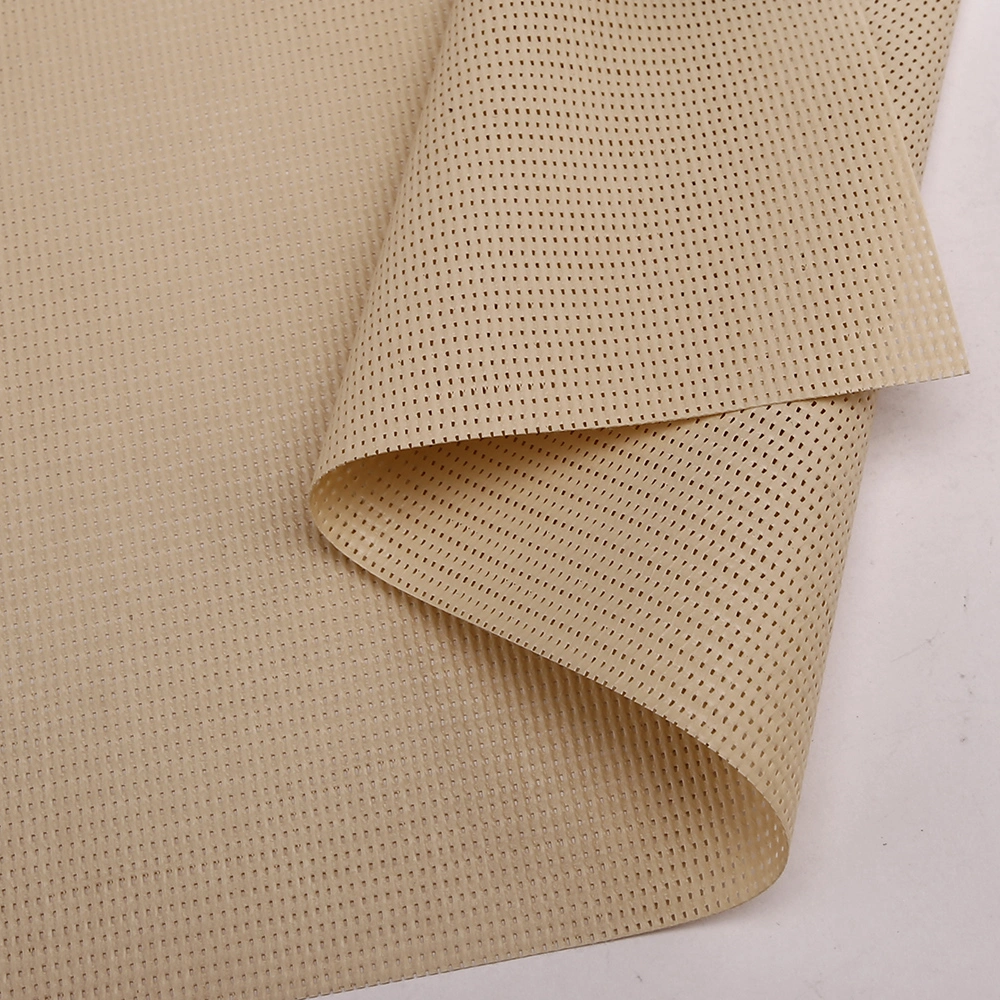 Brown Sunscreen Mesh Fabric for Window Curtain Roller Blind