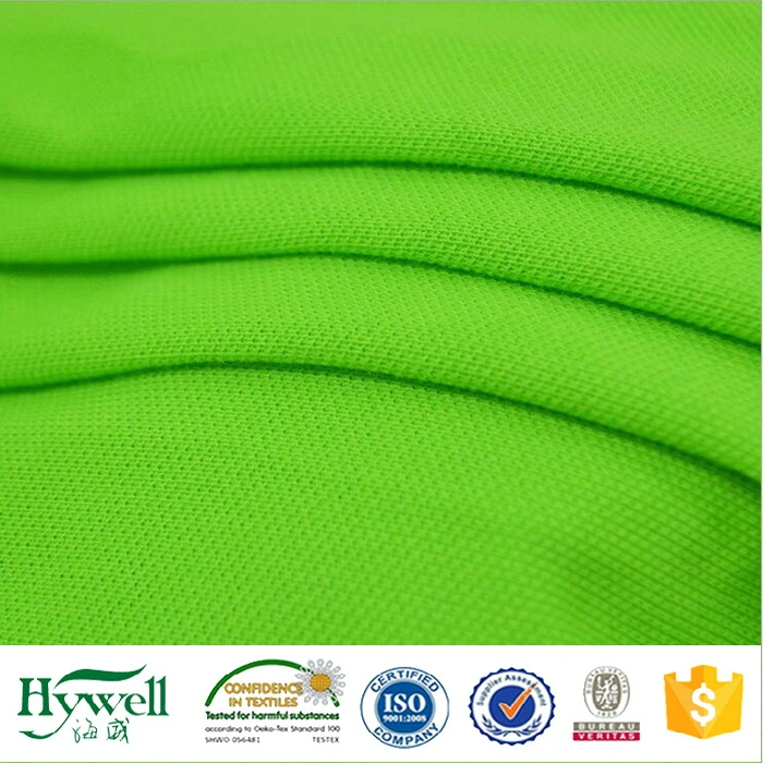 100% Polyester Pique Knitted Fabric for Polo Shirt