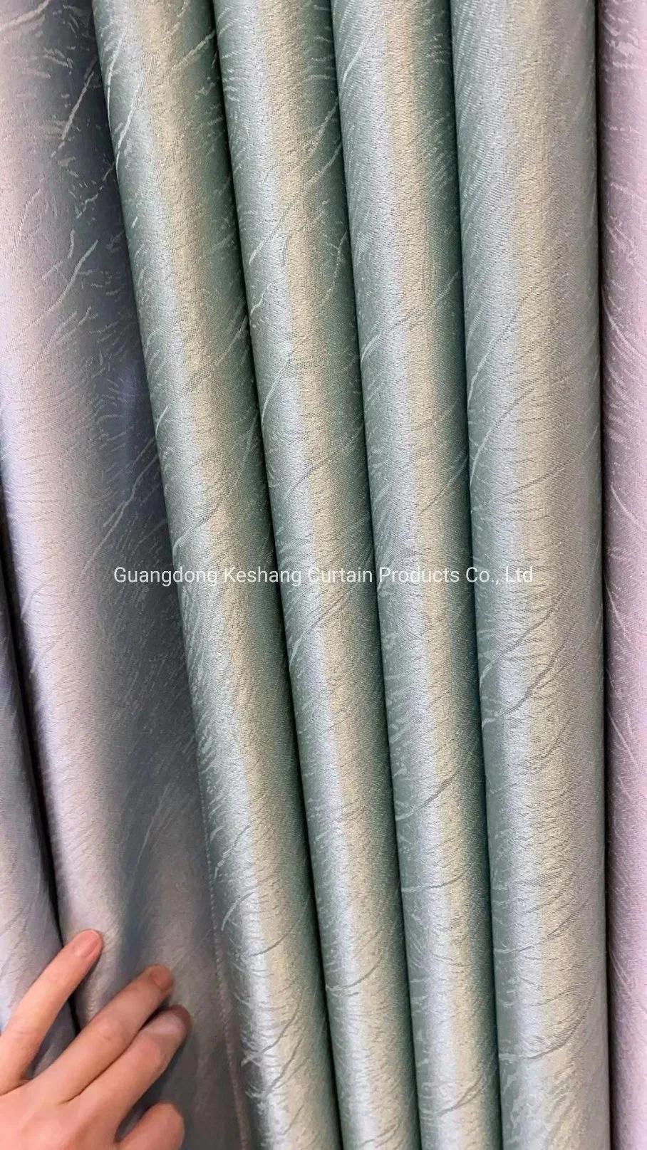 High Quality 100% Polyester Drapes Curtain Times Satin Fabric Woven Home Curtain