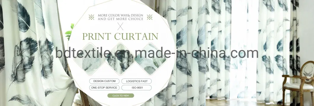 100% Polyester Solid Plain Blackout Curtains Fabric